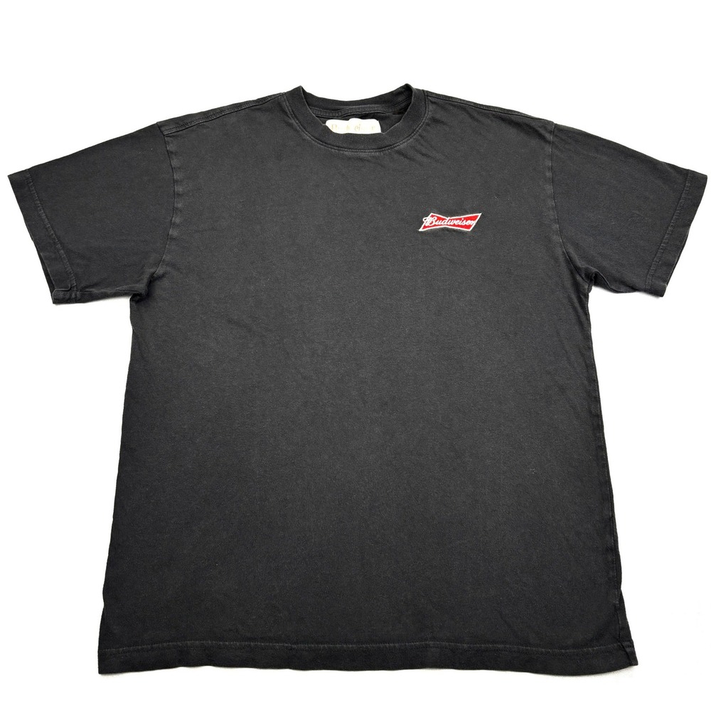 PacSun Budweiser Shirt Mens Small Black Clydesdale Horse Beer Graphic Tee Cotton